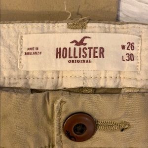 Hollister epic flex skinny chinos.  Khaki.